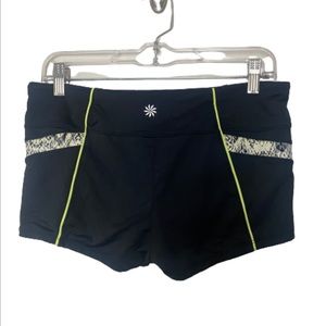 Athleta biker swim shorties size M